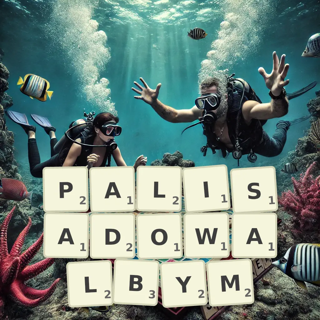 Słowa z liter PALISADOWAŁBYM
