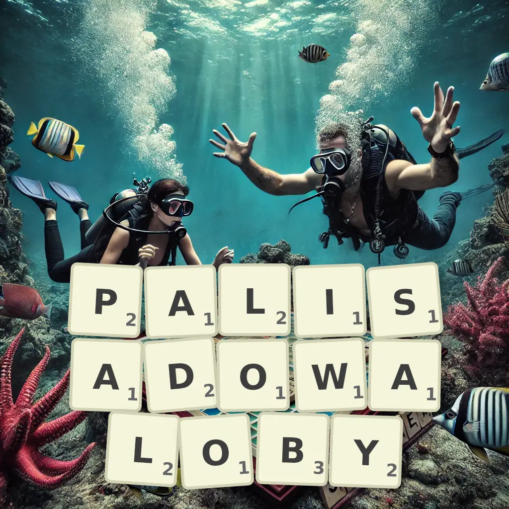 Słowa z liter PALISADOWAŁOBY