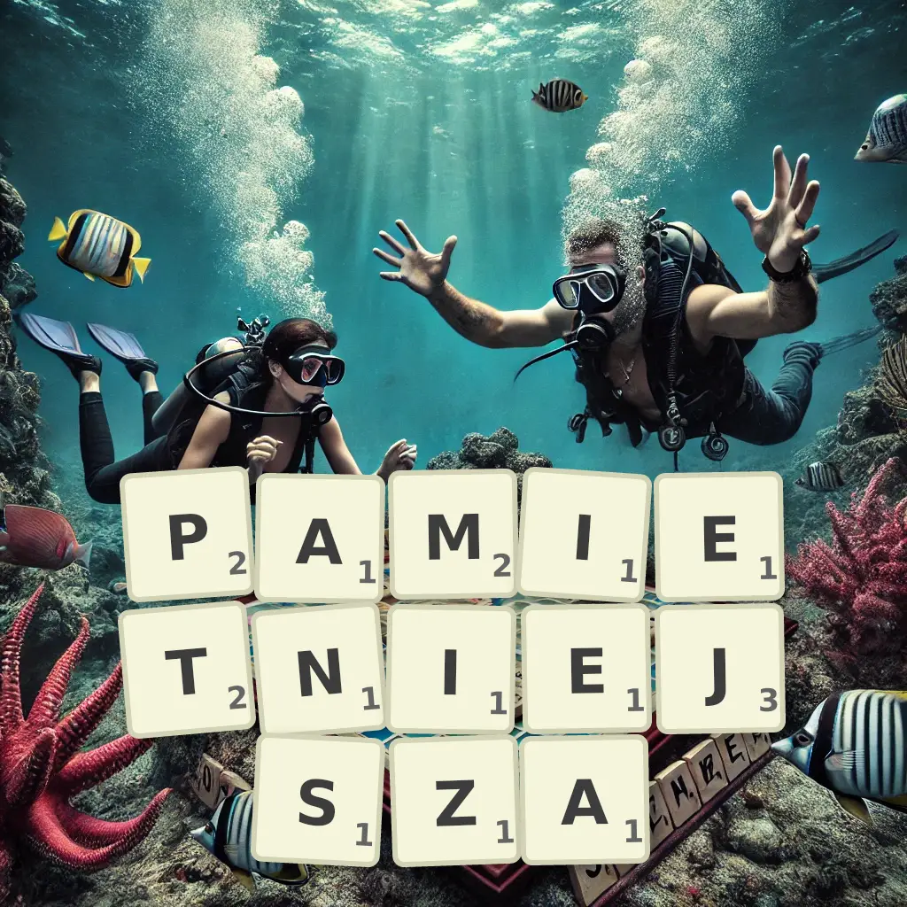 Słowa z liter PAMIĘTNIEJSZA