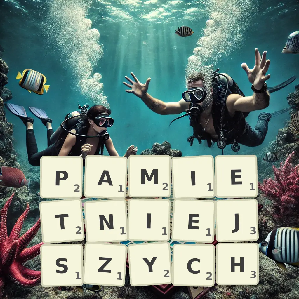 Lista słów z liter PAMIĘTNIEJSZYCH Słowa z liter PAMIĘTNIEJSZYCH