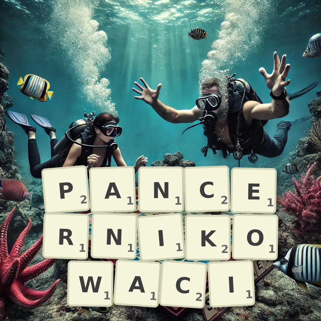 Słowa z liter PANCERNIKOWACI
