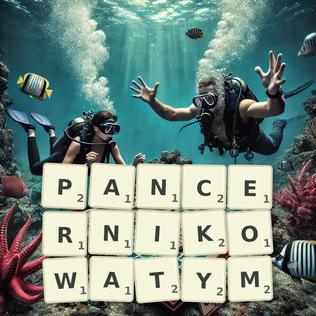 Słowa z liter PANCERNIKOWATYM