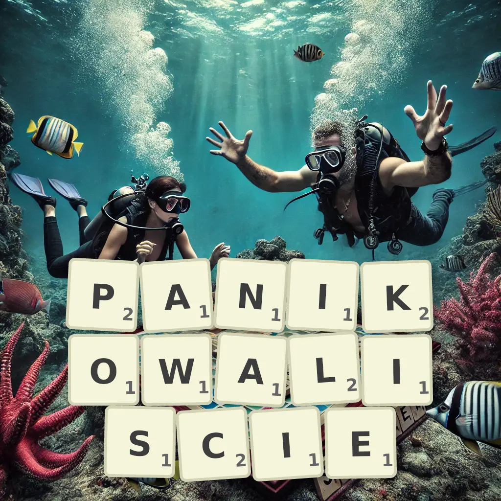 Słowa z liter PANIKOWALIŚCIE