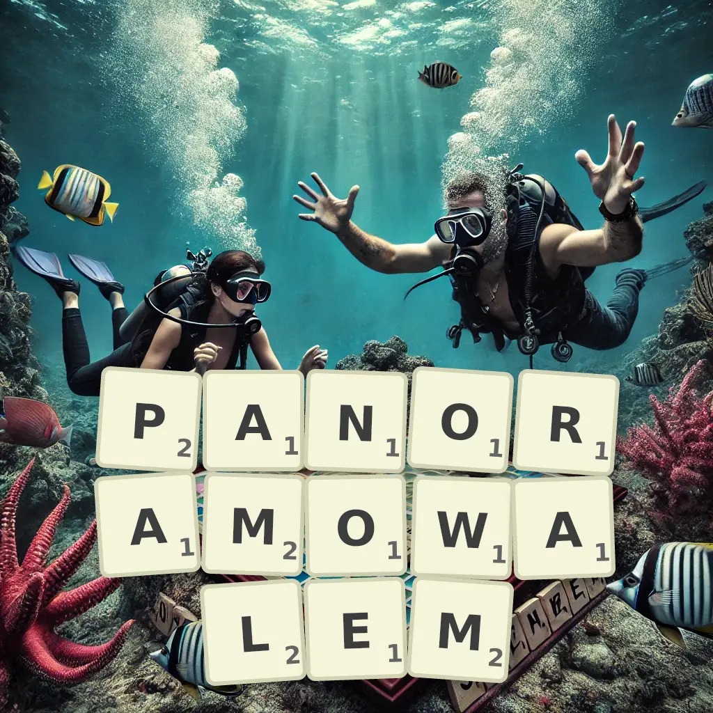 Słowa z liter PANORAMOWAŁEM