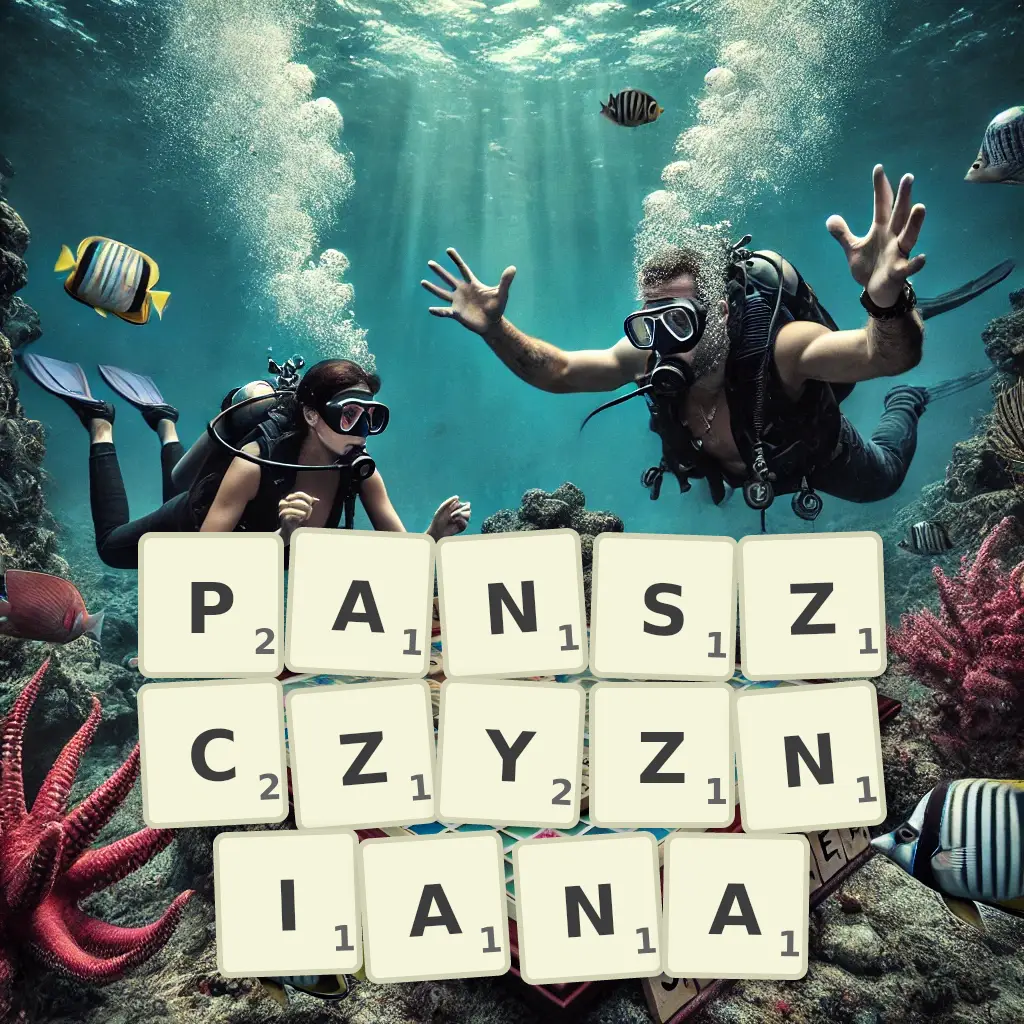 Słowa z liter PAŃSZCZYŹNIANĄ