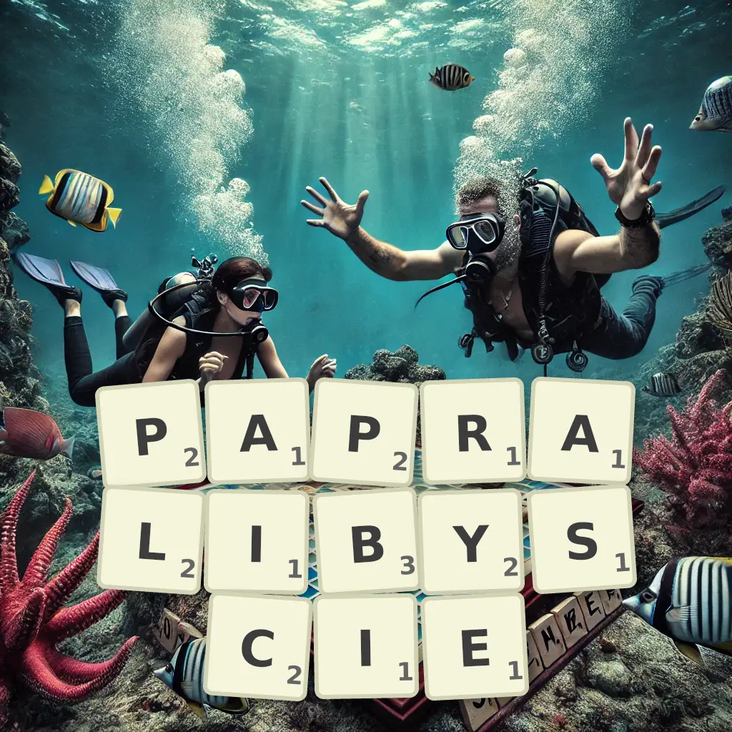 Słowa z liter PAPRALIBYŚCIE