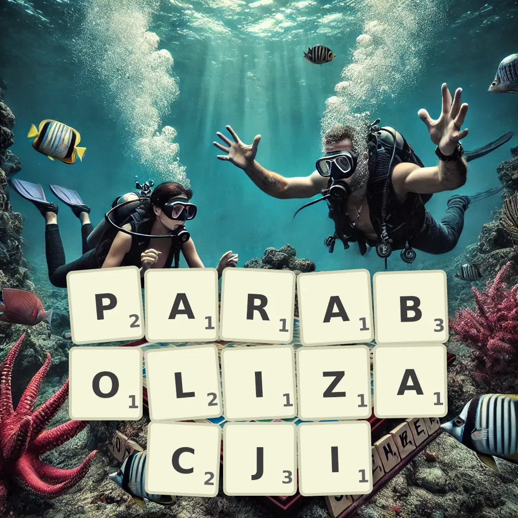 Słowa z liter PARABOLIZACJI