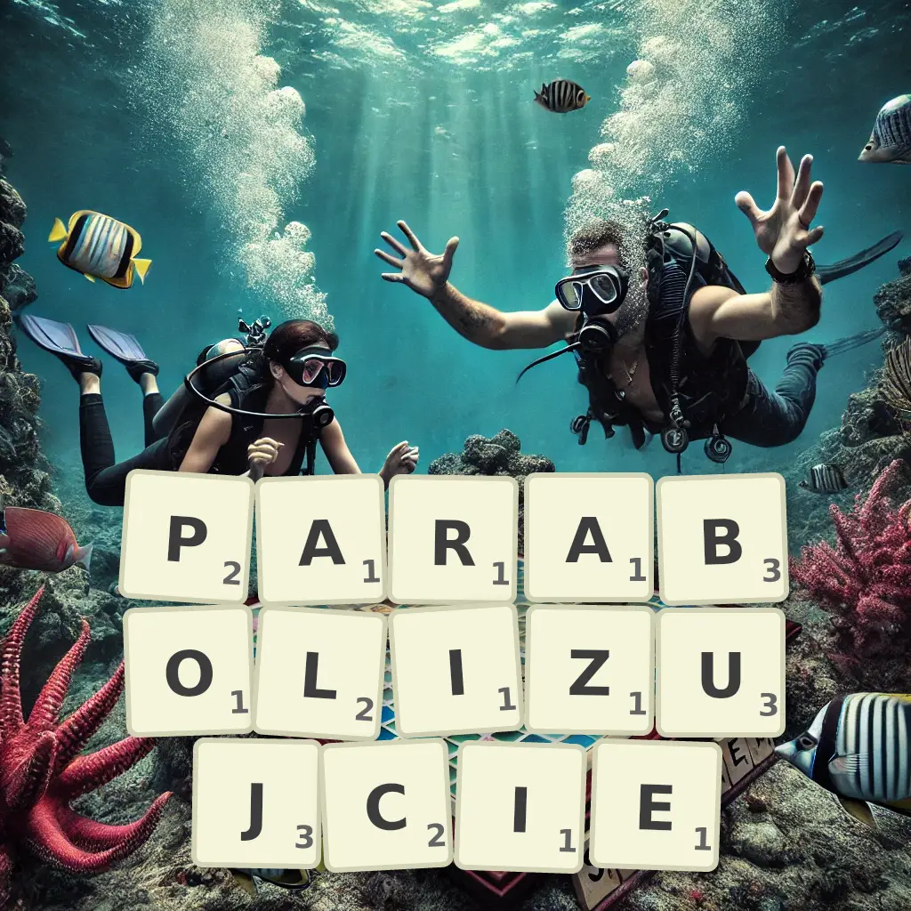 Słowa z liter PARABOLIZUJCIE