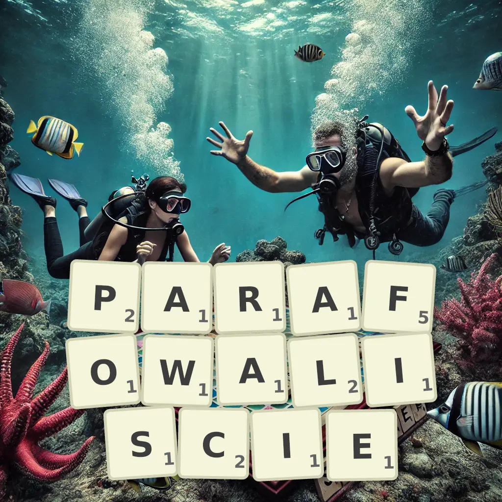 Słowa z liter PARAFOWALIŚCIE
