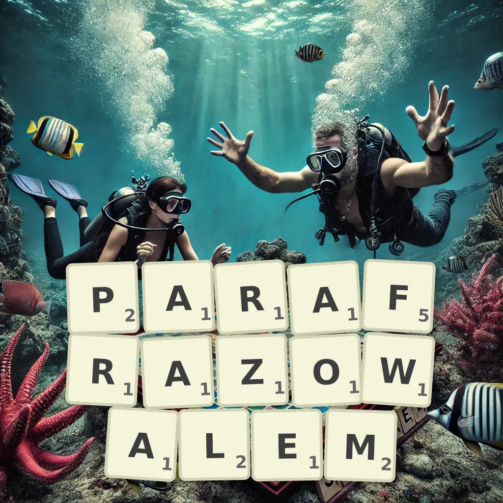Słowa z liter PARAFRAZOWAŁEM