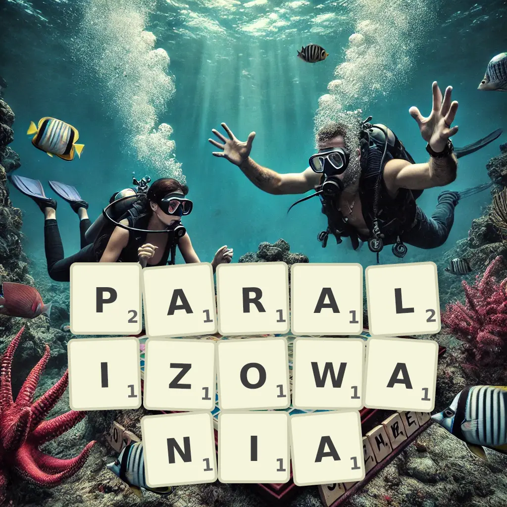 Słowa z liter PARALIŻOWANIA