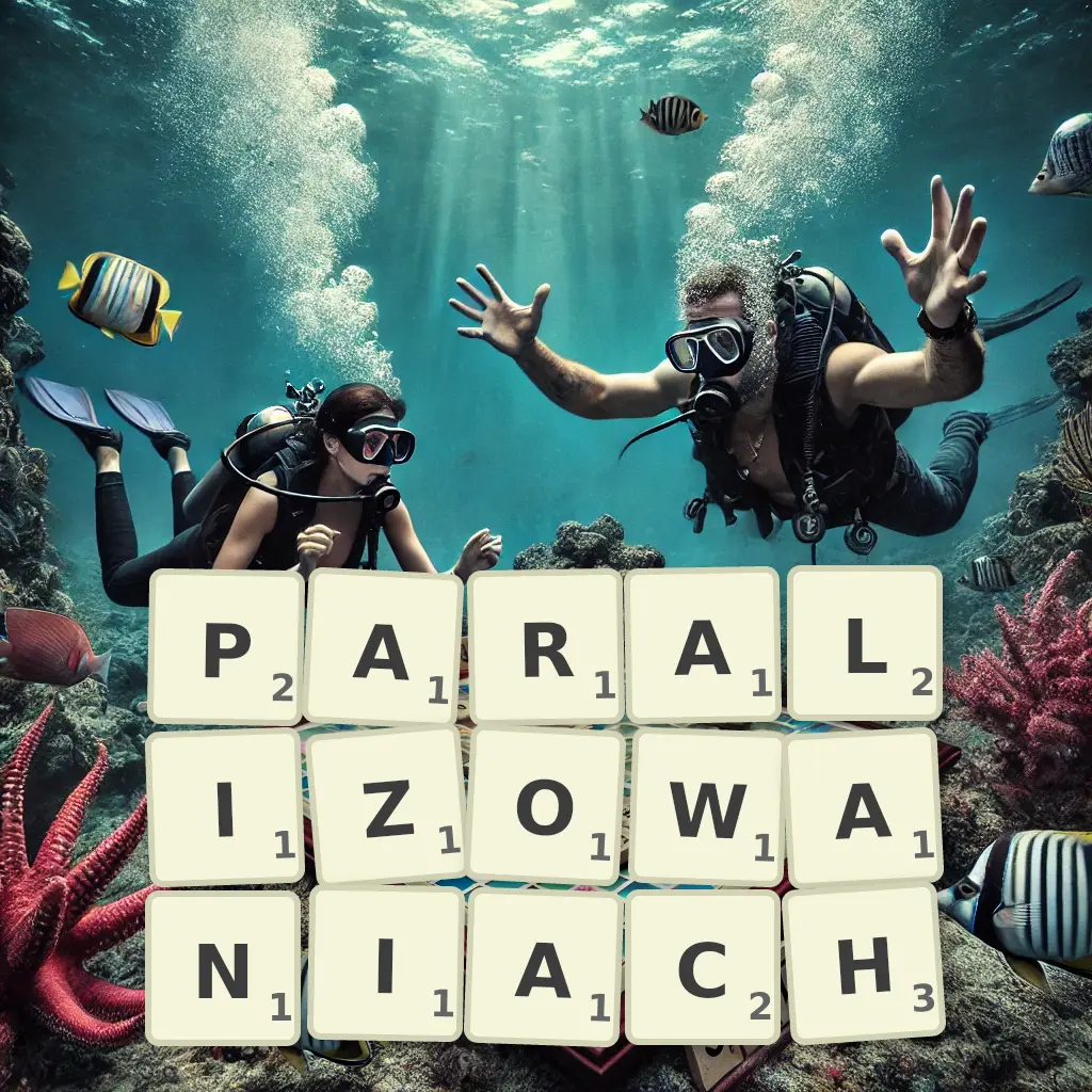 Lista słów z liter PARALIŻOWANIACH Słowa z liter PARALIŻOWANIACH