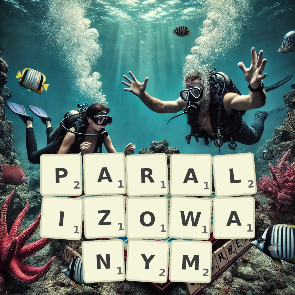 Słowa z liter PARALIŻOWANYM