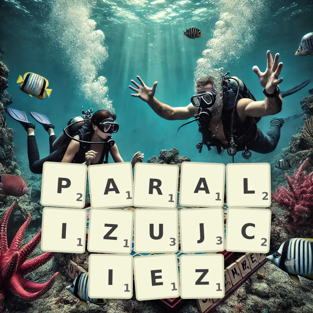 Słowa z liter PARALIŻUJCIEŻ