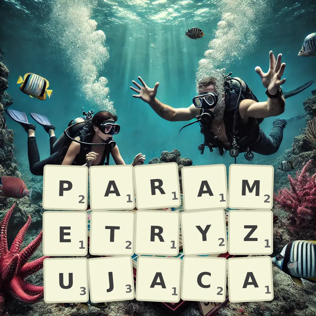 Słowa z liter PARAMETRYZUJĄCĄ