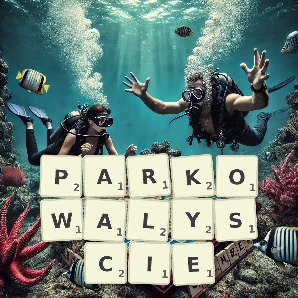 Słowa z liter PARKOWAŁYŚCIE