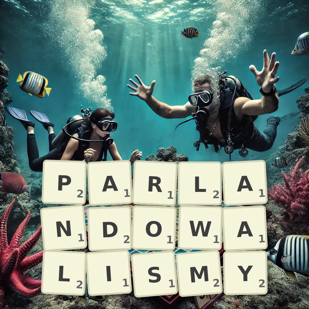 Lista słów z liter PARLANDOWALIŚMY Słowa z liter PARLANDOWALIŚMY