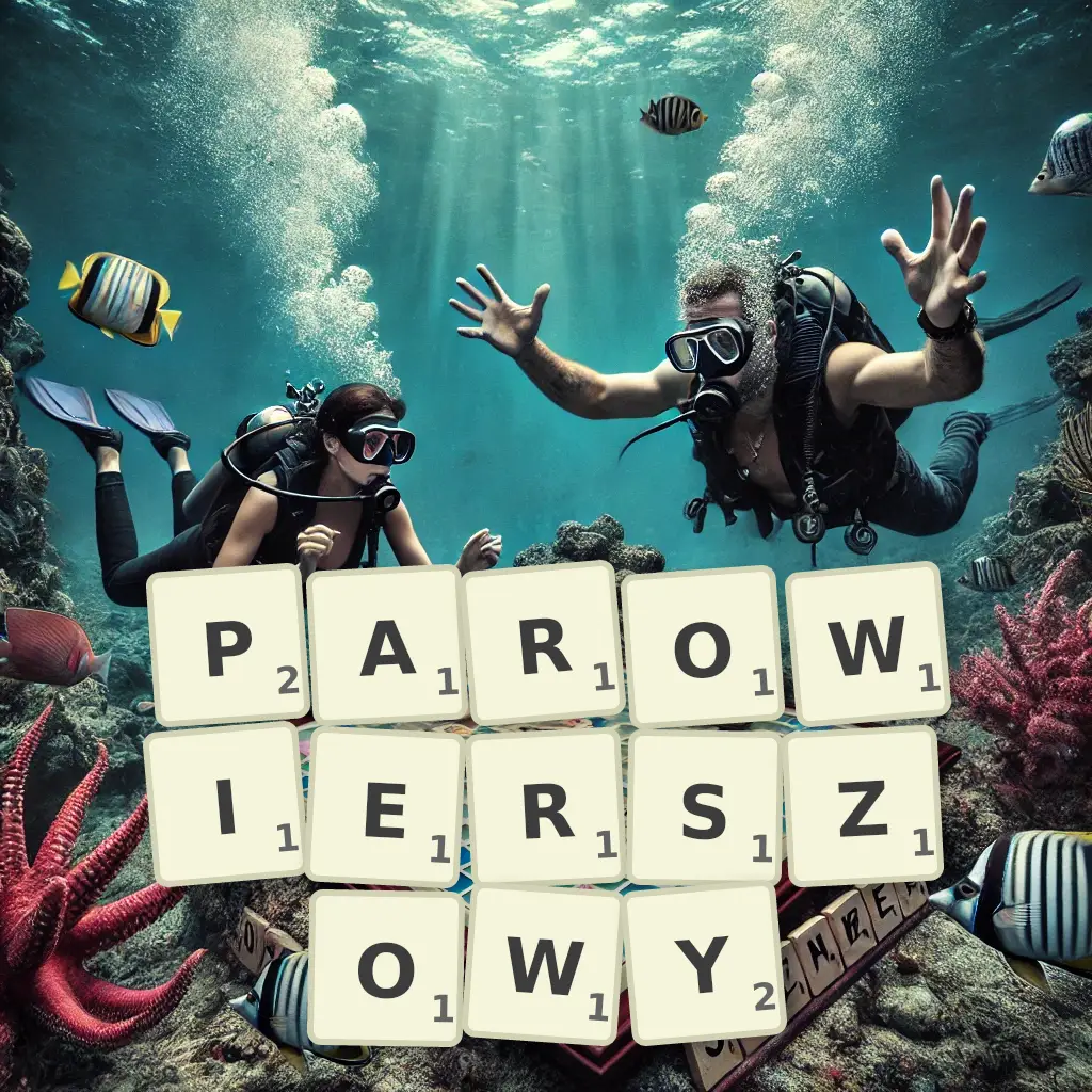 Słowa z liter PAROWIERSZOWY