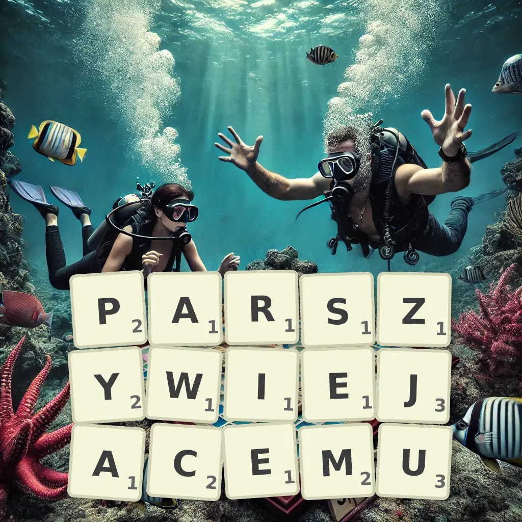 Słowa z liter PARSZYWIEJĄCEMU