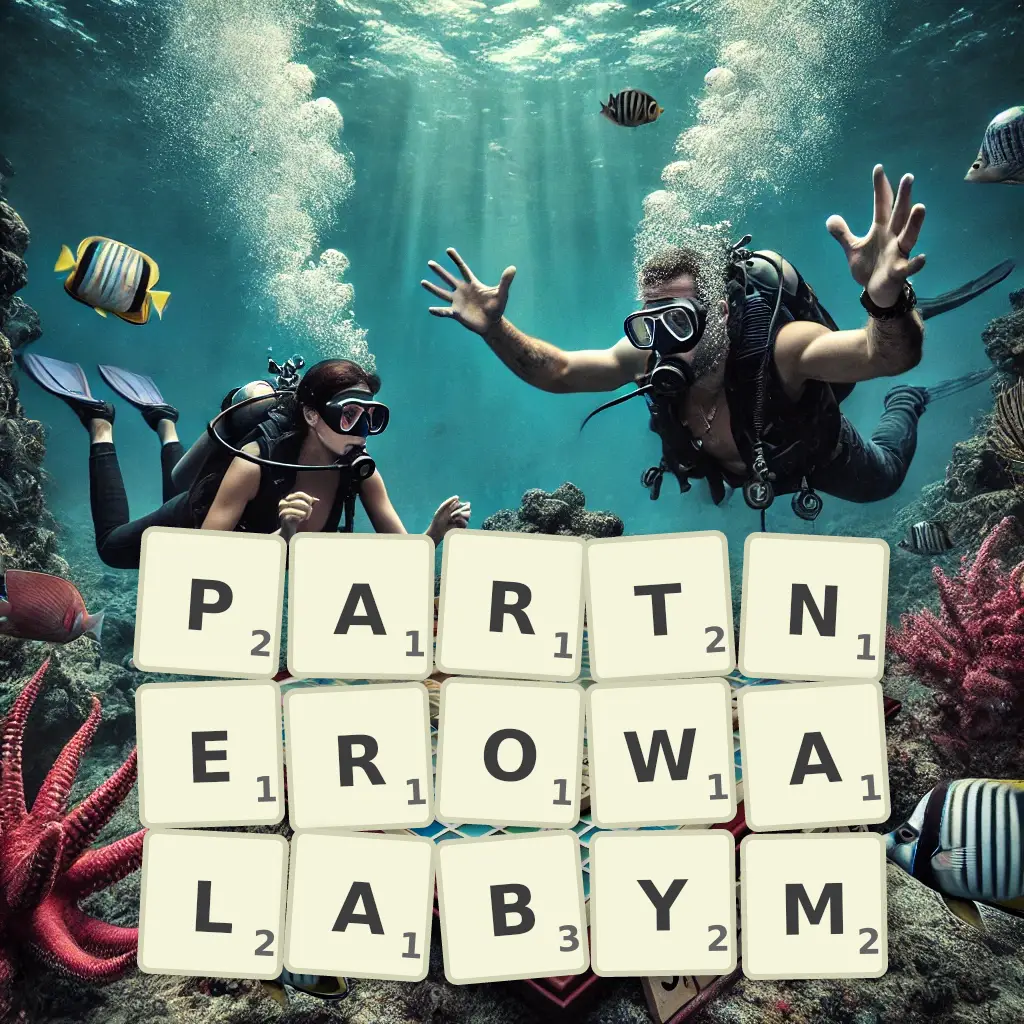 Słowa z liter PARTNEROWAŁABYM