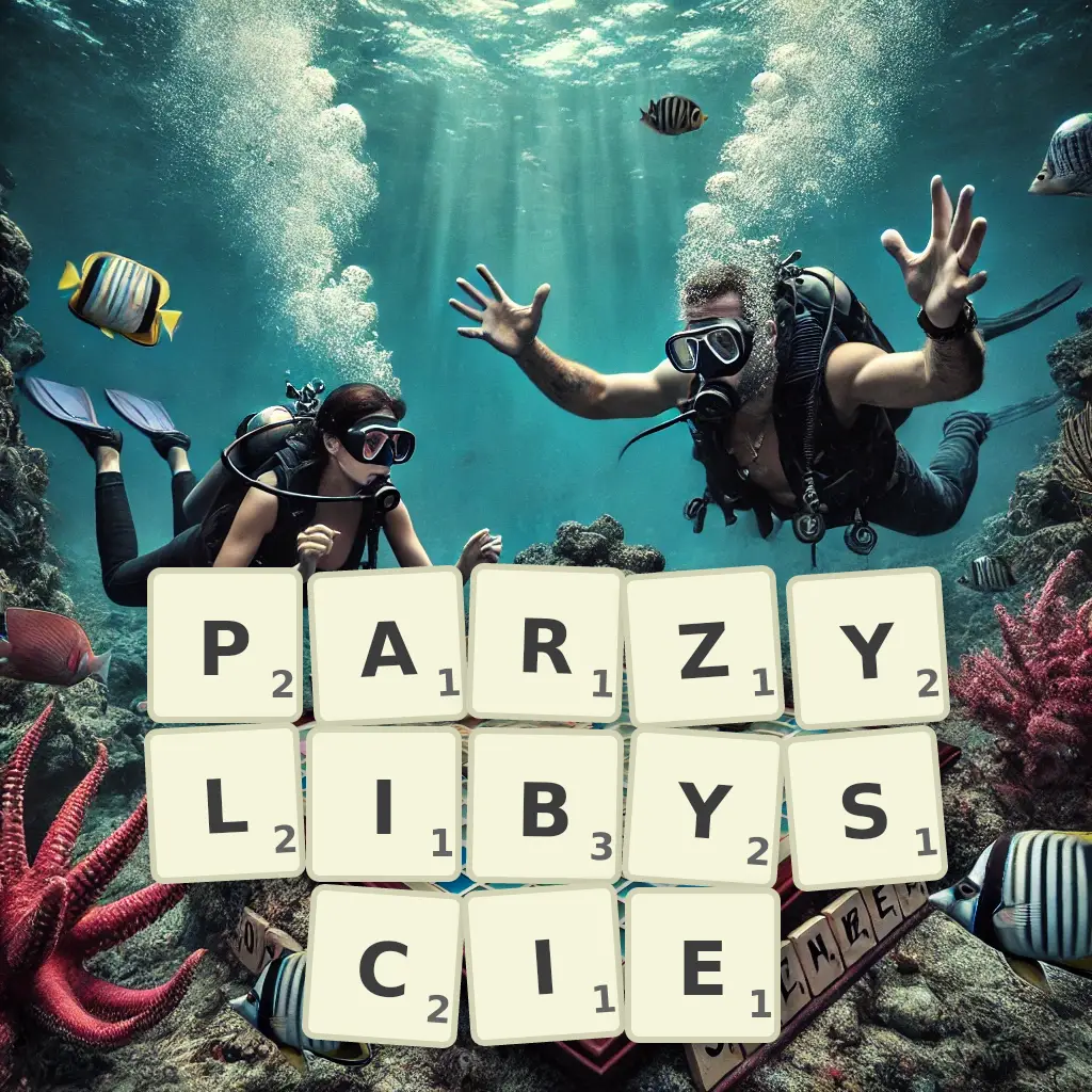 Słowa z liter PARZYLIBYŚCIE