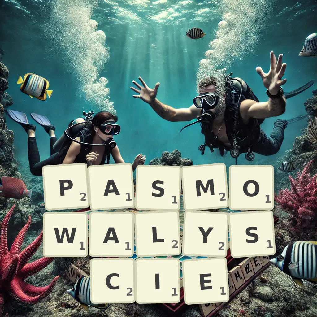 Słowa z liter PASMOWAŁYŚCIE