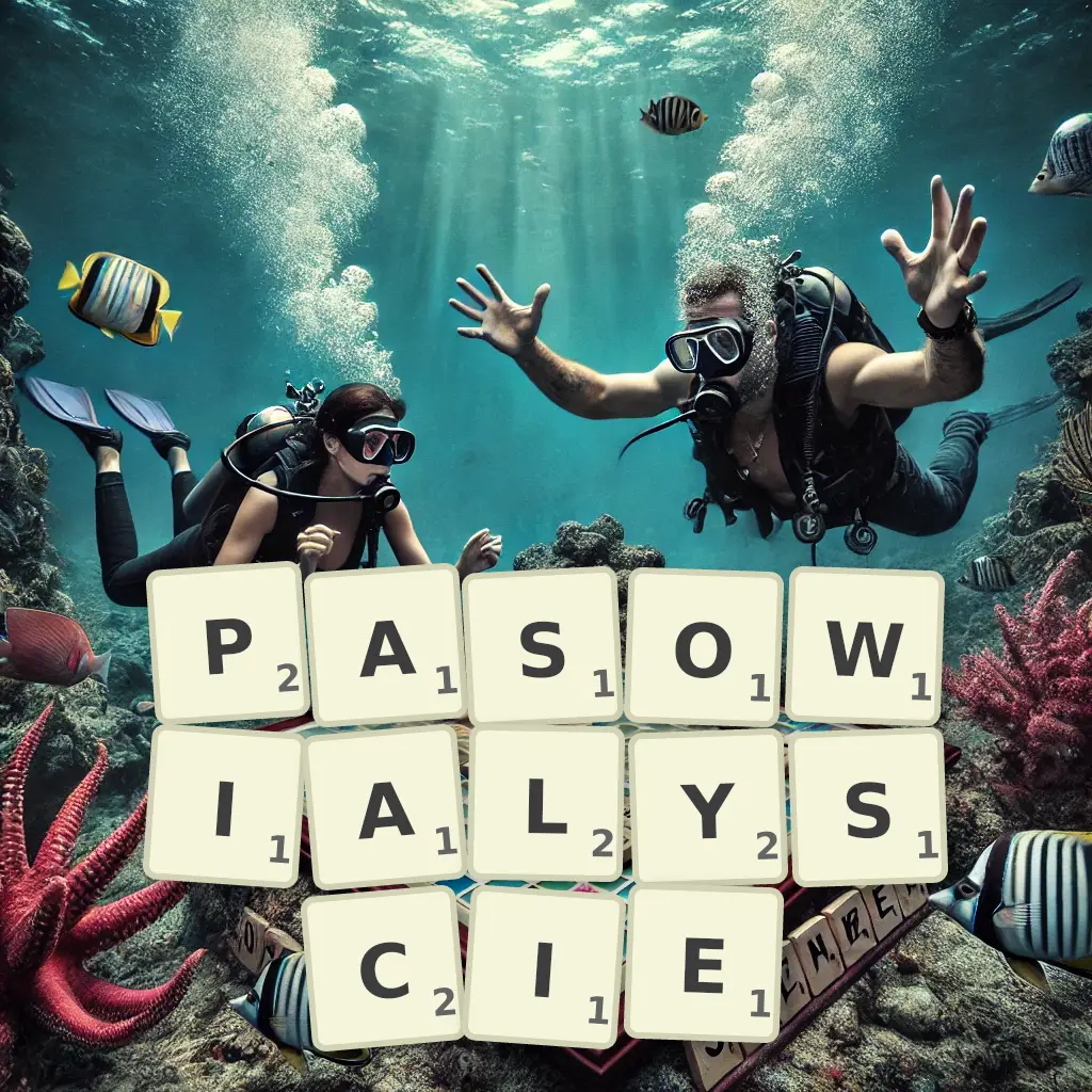 Słowa z liter PĄSOWIAŁYŚCIE