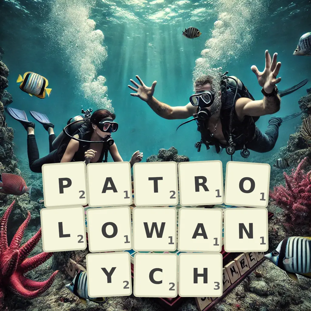 Słowa z liter PATROLOWANYCH