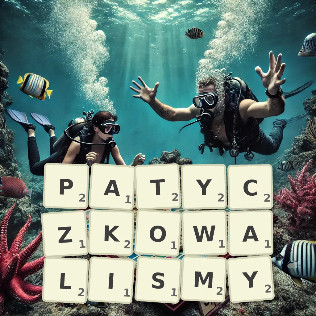 Lista słów z liter PATYCZKOWALIŚMY Słowa z liter PATYCZKOWALIŚMY