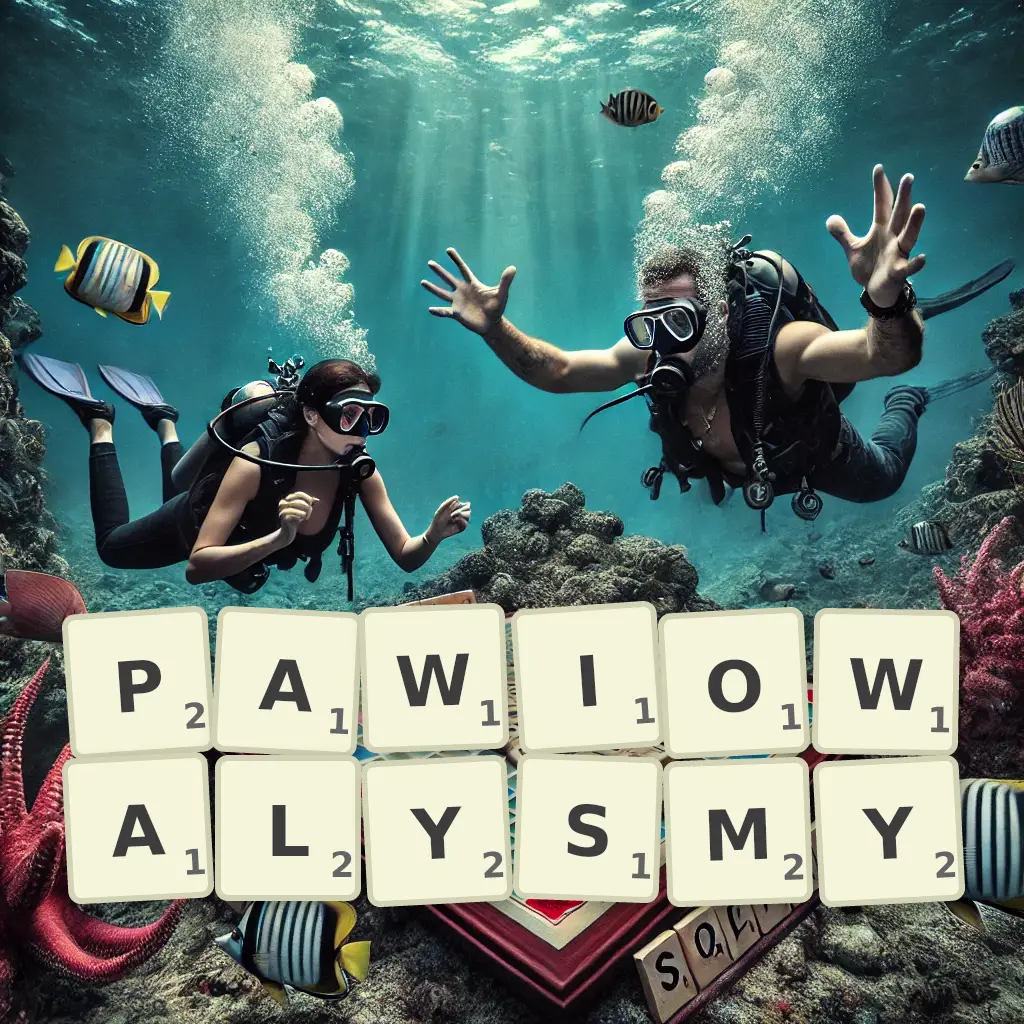 Słowa z liter PAWIOWAŁYŚMY