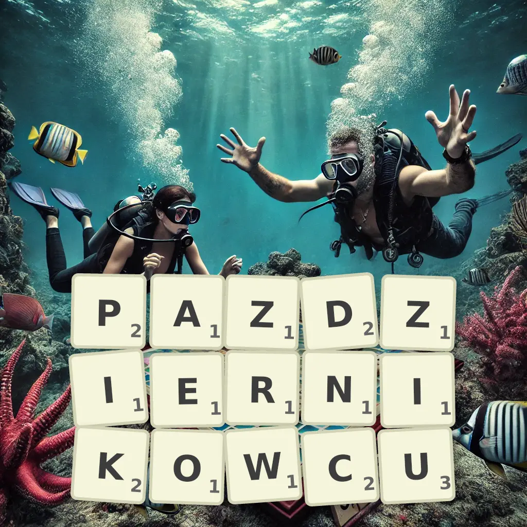 Słowa z liter PAŹDZIERNIKOWCU