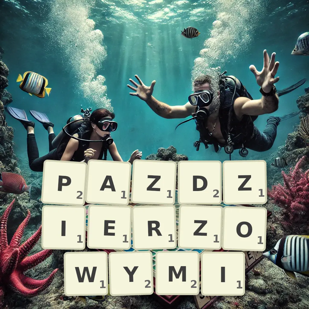 Słowa z liter PAŹDZIERZOWYMI