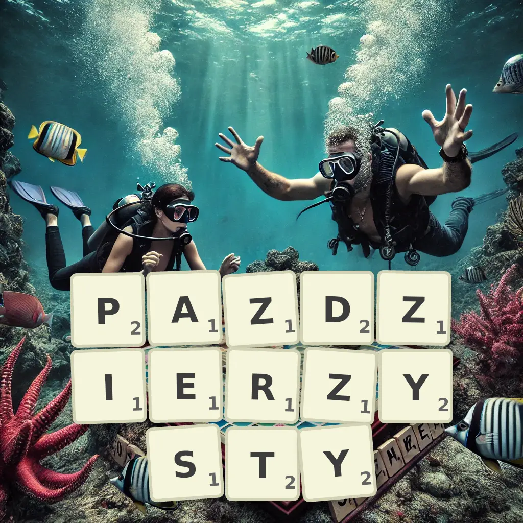 Słowa z liter PAŹDZIERZYSTY