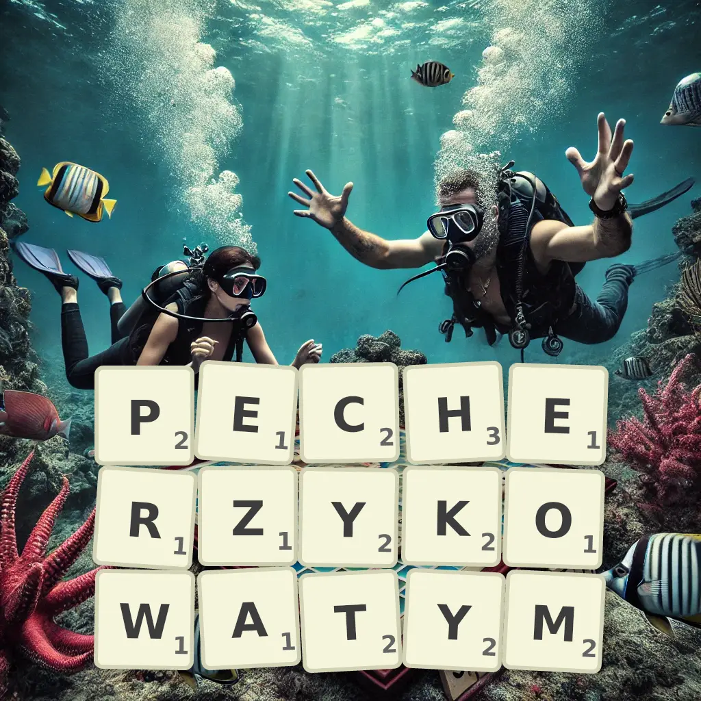 Słowa z liter PĘCHERZYKOWATYM