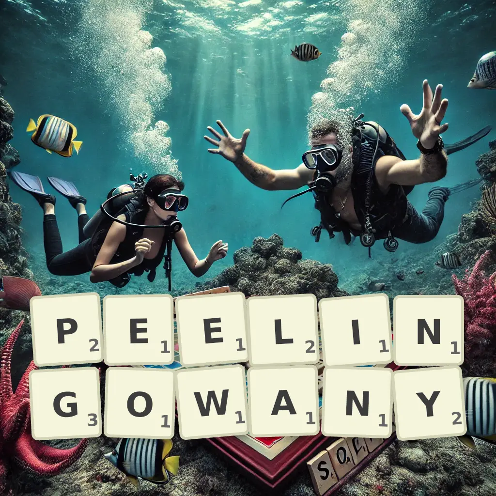 Słowa z liter PEELINGOWANY