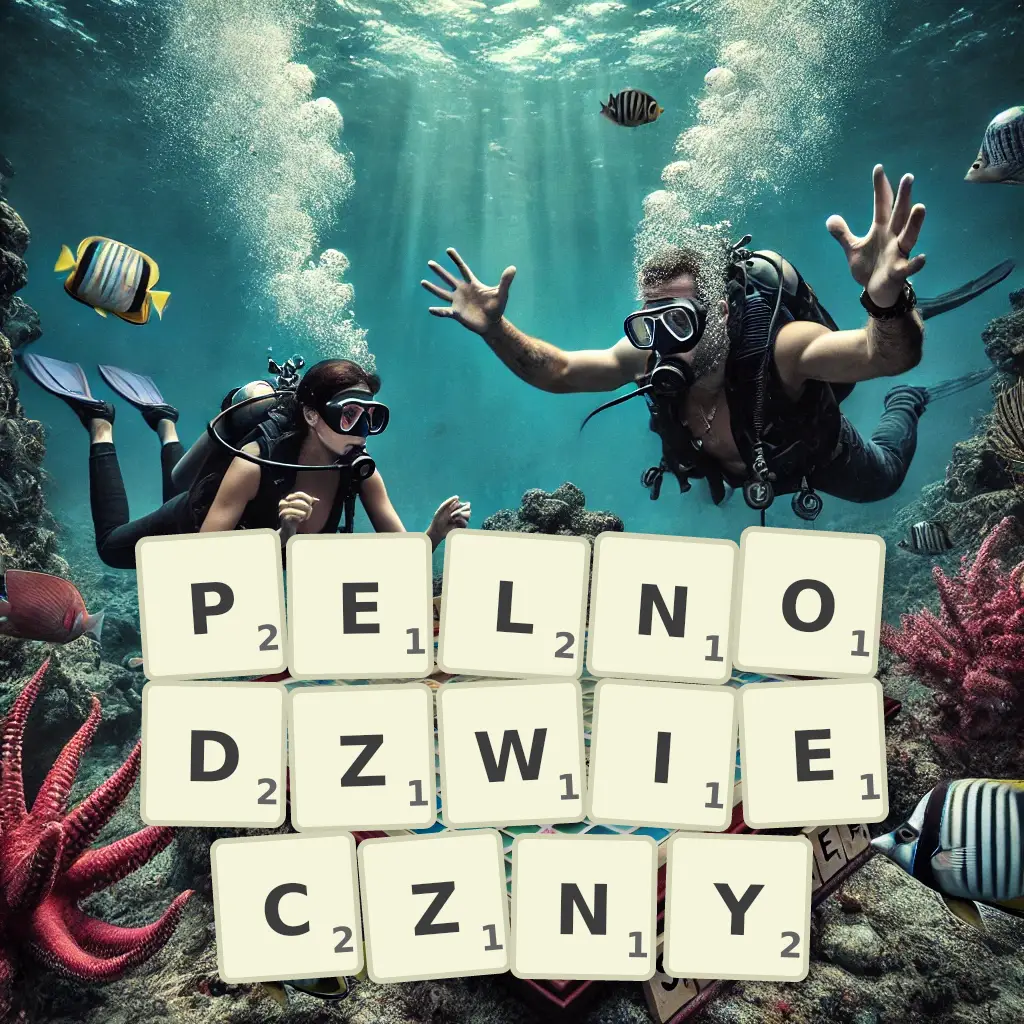 Słowa z liter PEŁNODŹWIĘCZNY