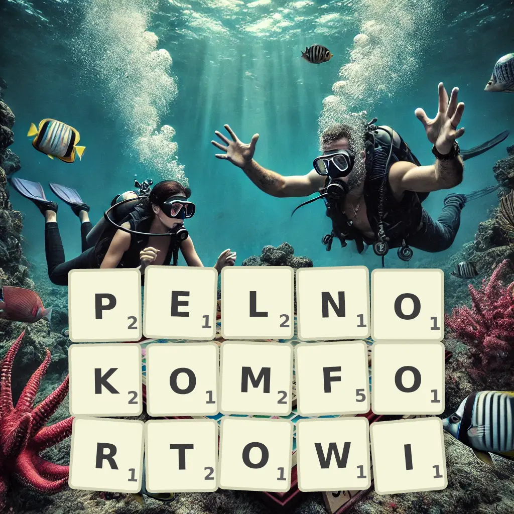 Słowa z liter PEŁNOKOMFORTOWI