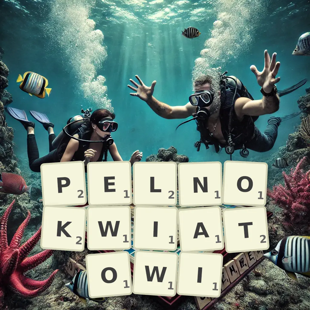 Słowa z liter PEŁNOKWIATOWI
