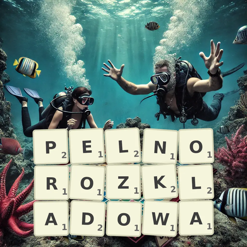 Słowa z liter PEŁNOROZKŁADOWĄ