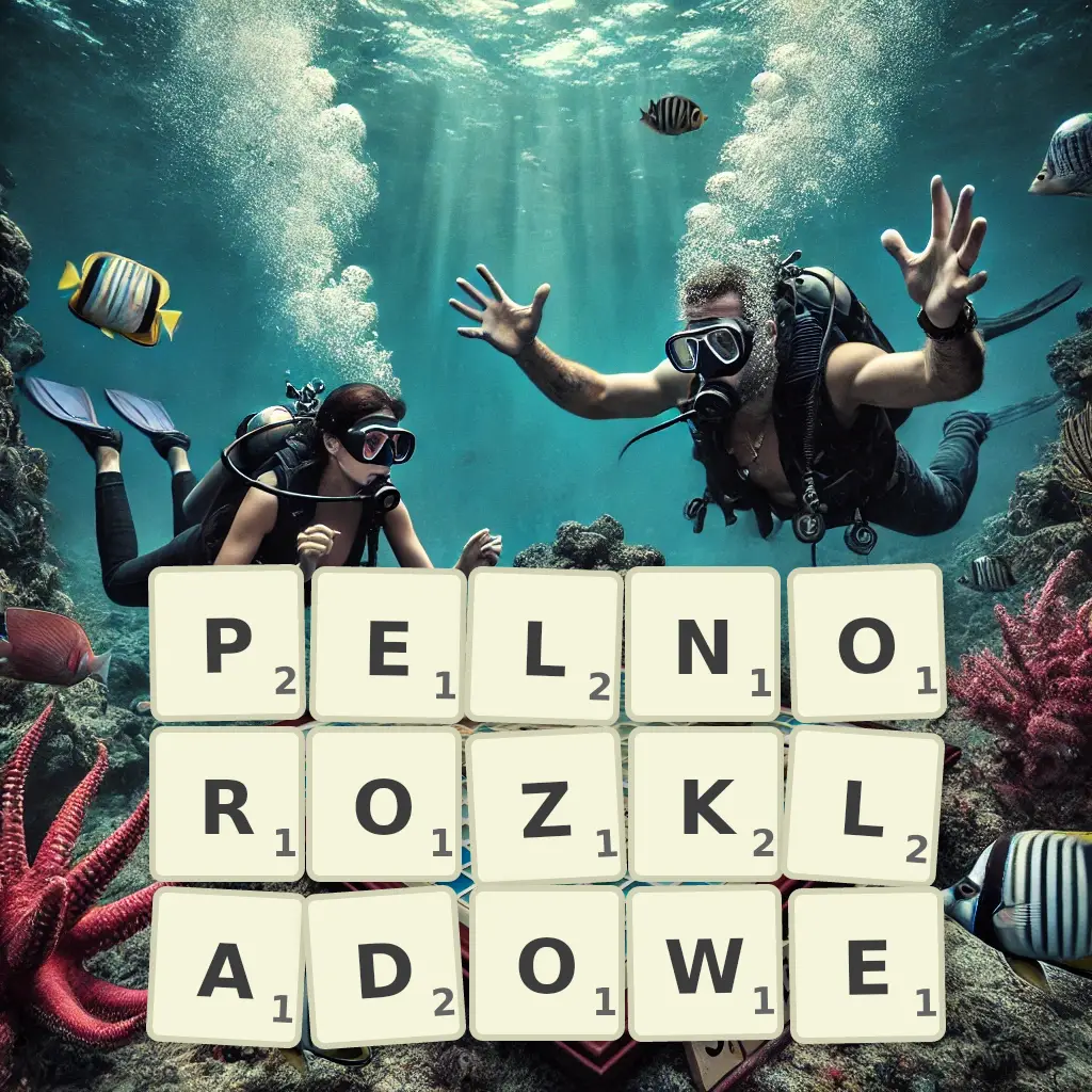 Słowa z liter PEŁNOROZKŁADOWE
