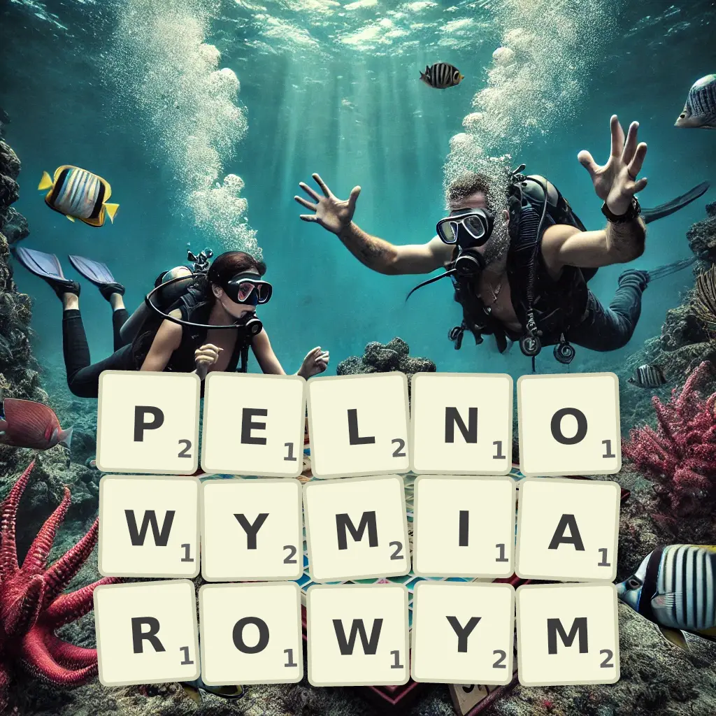 Słowa z liter PEŁNOWYMIAROWYM