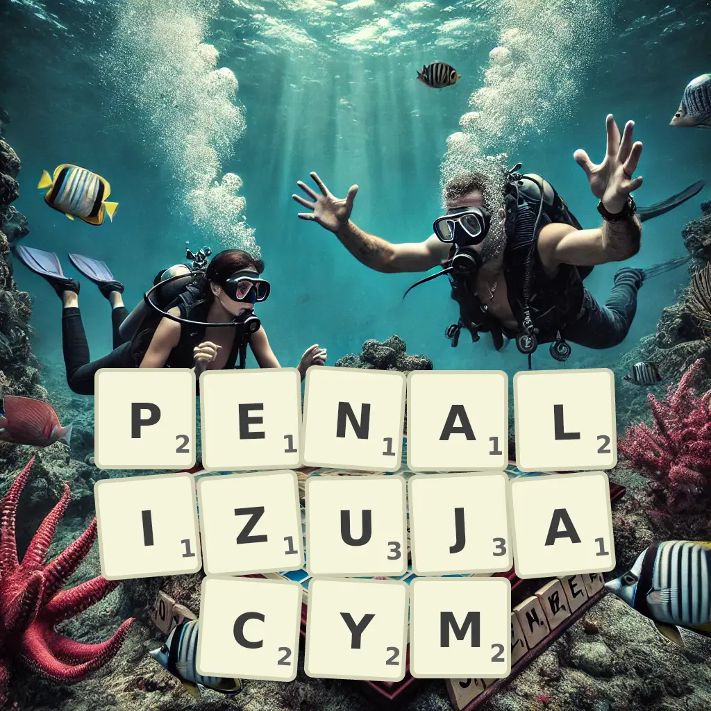 Słowa z liter PENALIZUJĄCYM
