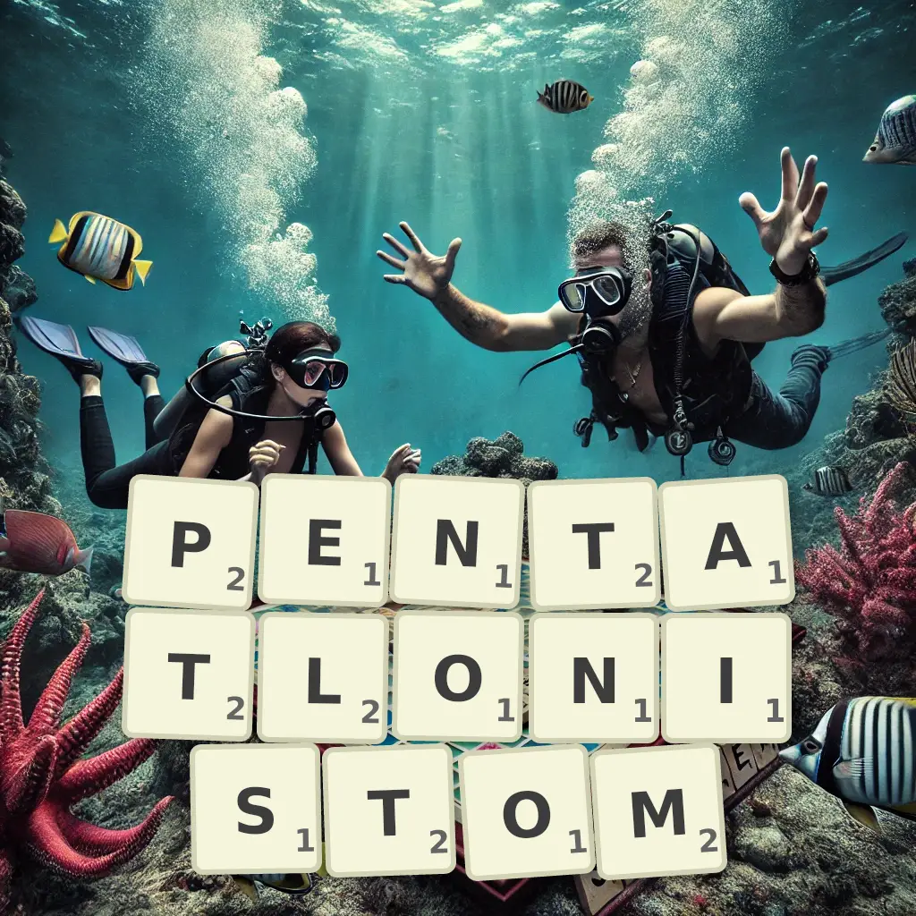 Słowa z liter PENTATLONISTOM