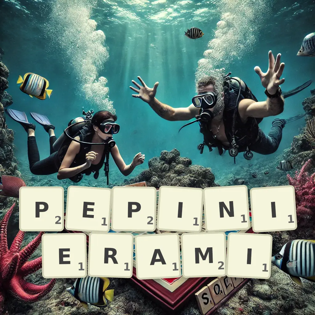 Słowa z liter PEPINIERAMI