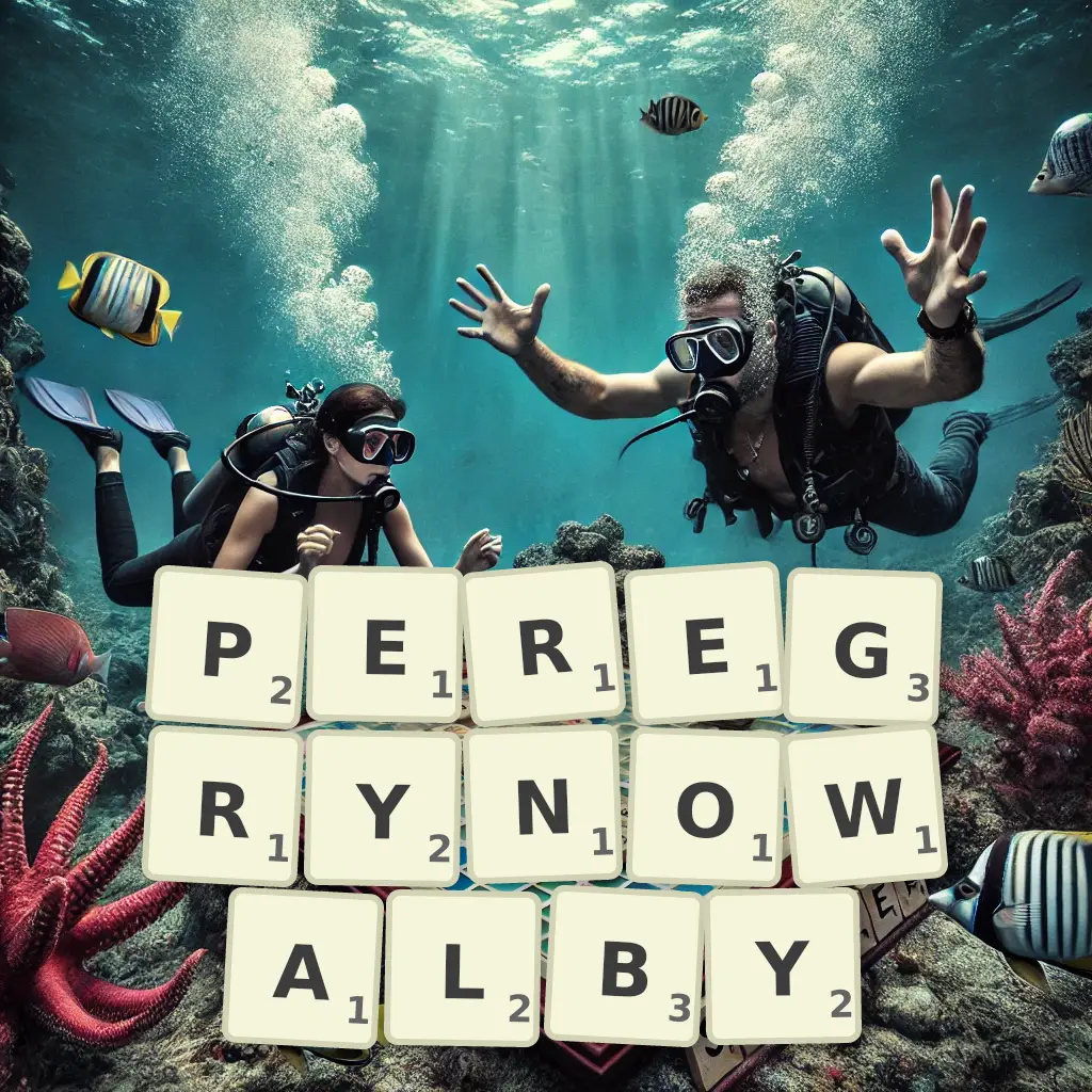 Słowa z liter PEREGRYNOWAŁBY