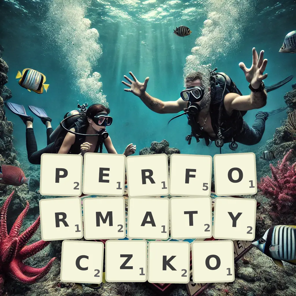 Słowa z liter PERFORMATYCZKO