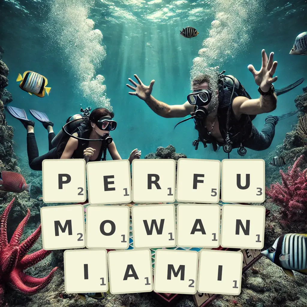 Słowa z liter PERFUMOWANIAMI