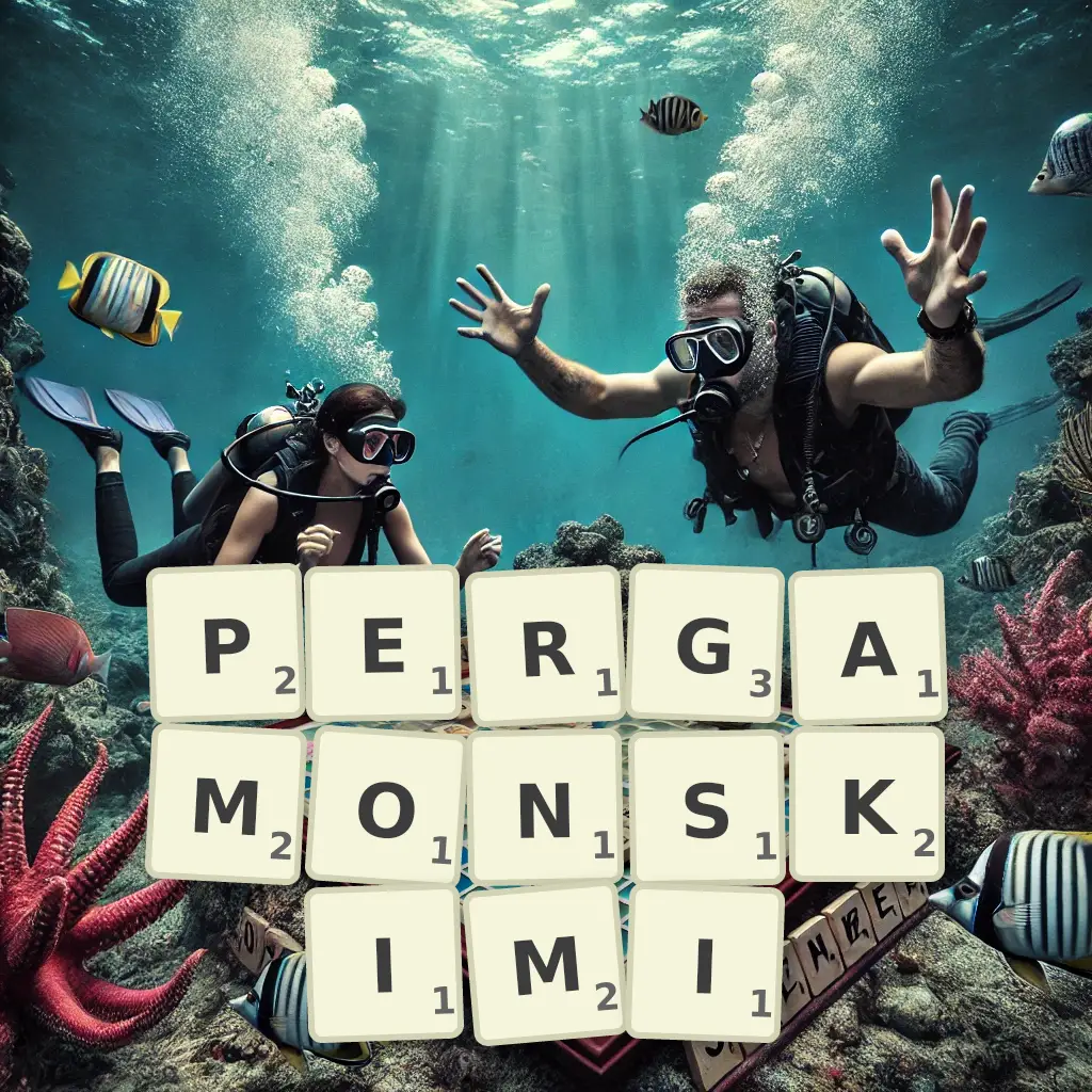Słowa z liter PERGAMOŃSKIMI