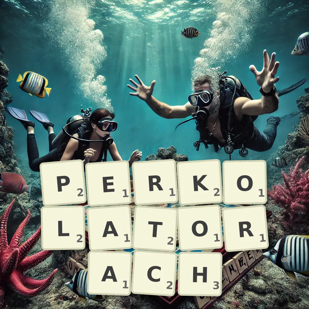 Słowa z liter PERKOLATORACH