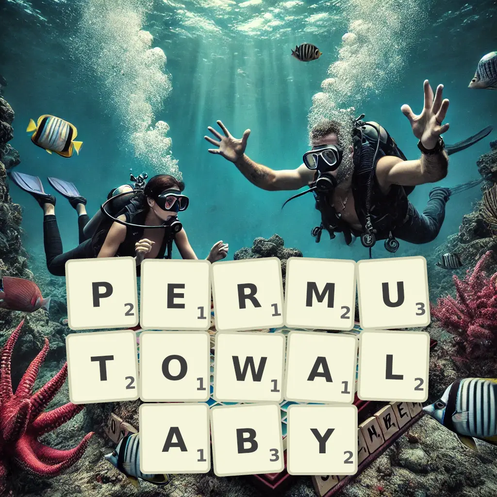 Słowa z liter PERMUTOWAŁABY